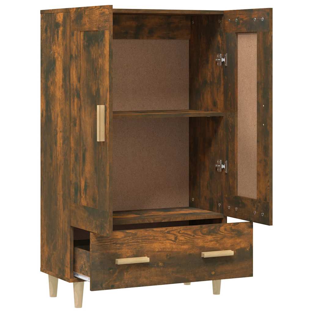Highboard 70x31x115 cm Engineered Wood Smoked oak