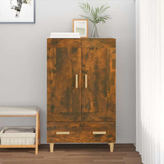 vidaXL Highboard Smoked Oak 70x31x115 cm Engineered Wood 1
