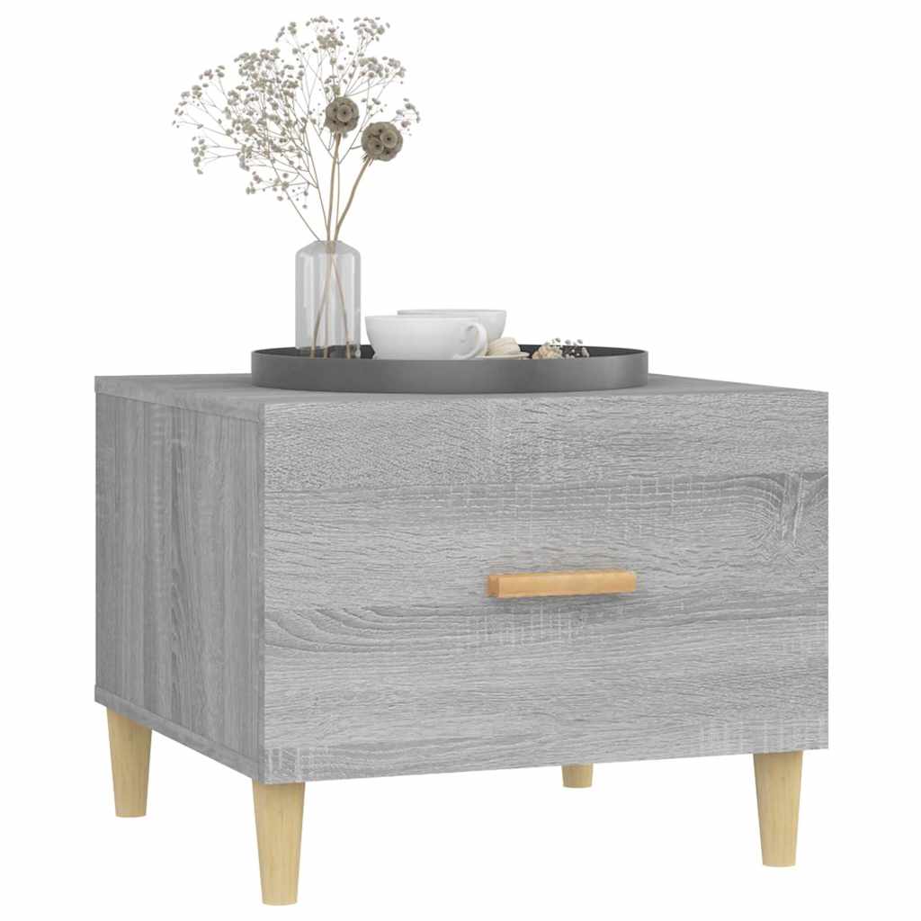 vidaXL Coffee Tables 2 pcs Grey Sonoma 50x50x40 cm Engineered Wood 5