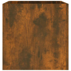 vidaXL Planter Box Smoked Oak 40x40x40 cm Engineered Wood 5
