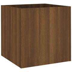 vidaXL Planter Box Brown Oak 40x40x40 cm Engineered Wood 2