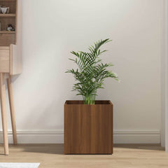 vidaXL Planter Box Brown Oak 40x40x40 cm Engineered Wood 3
