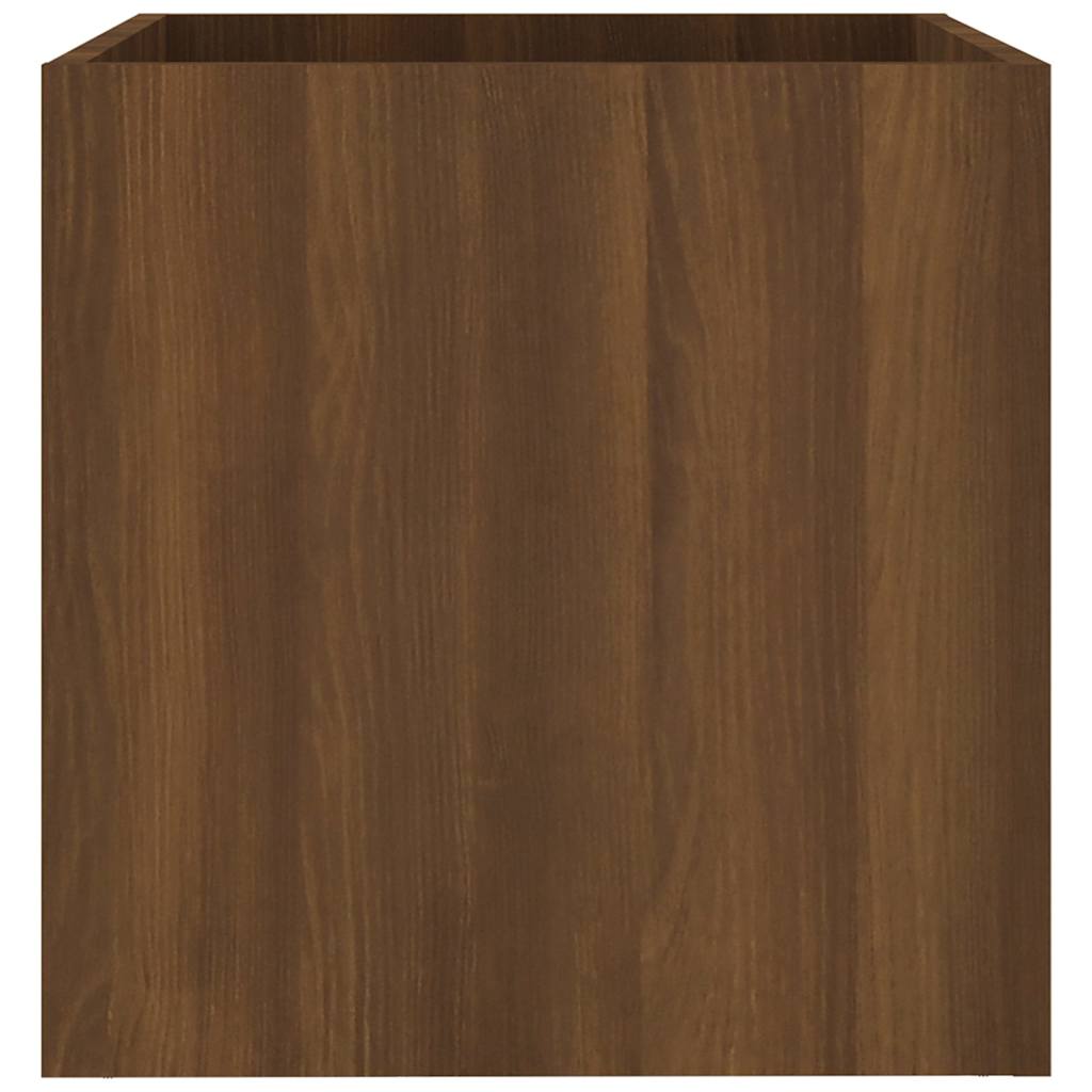vidaXL Planter Box Brown Oak 40x40x40 cm Engineered Wood 5
