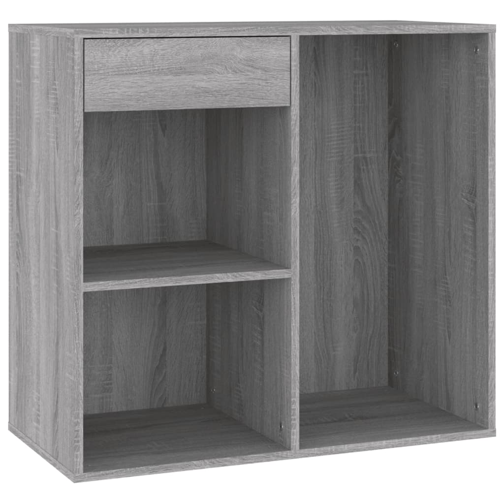 vidaXL Cosmetic Cabinet Grey Sonoma 80x40x75 cm Engineered Wood 2