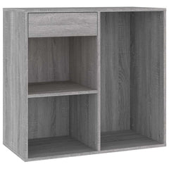 Cosmetic Cabinet 80x40x75 cm Engineered Wood Grey sonoma