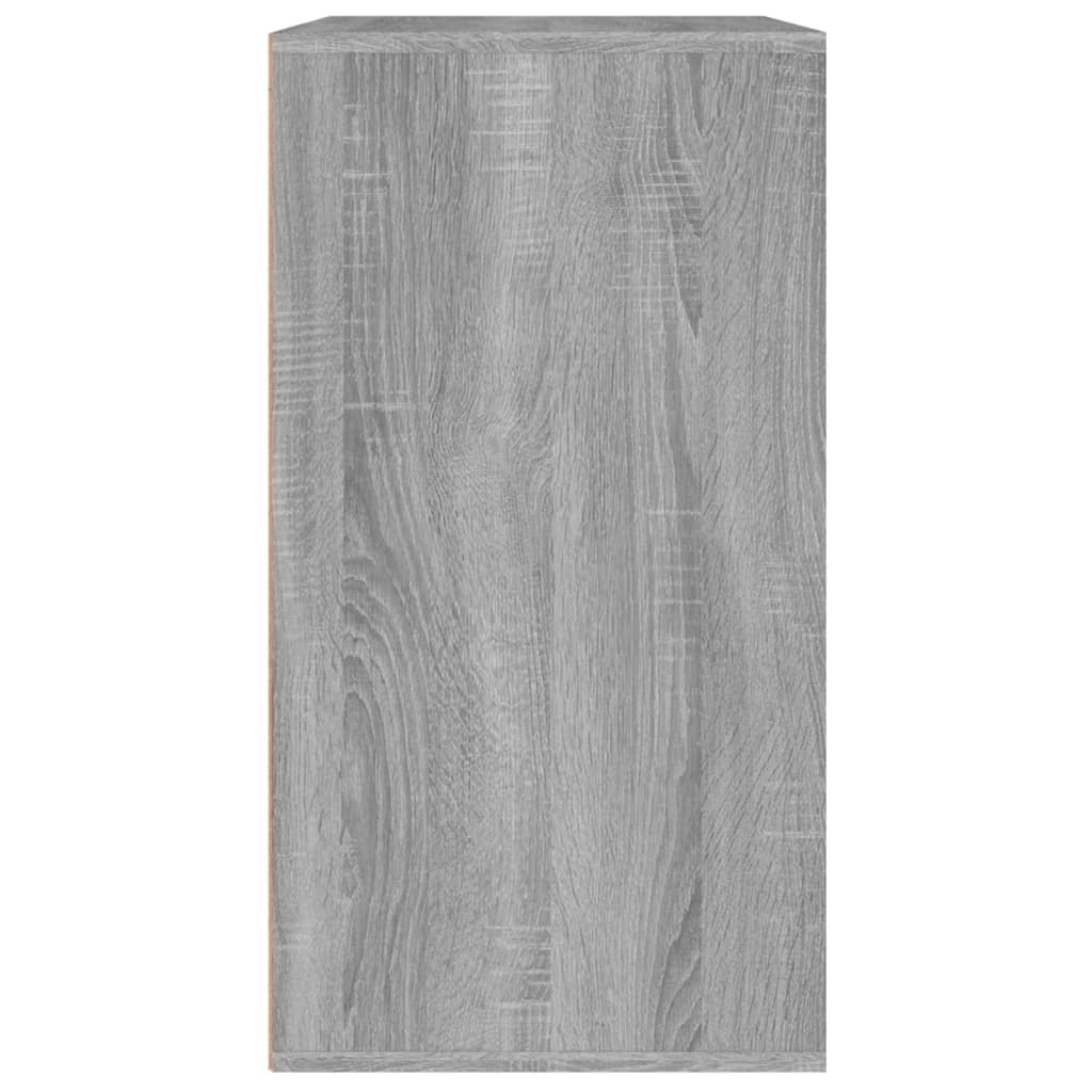 vidaXL Cosmetic Cabinet Grey Sonoma 80x40x75 cm Engineered Wood 5