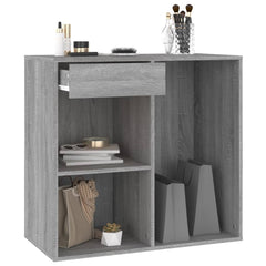 vidaXL Cosmetic Cabinet Grey Sonoma 80x40x75 cm Engineered Wood 6