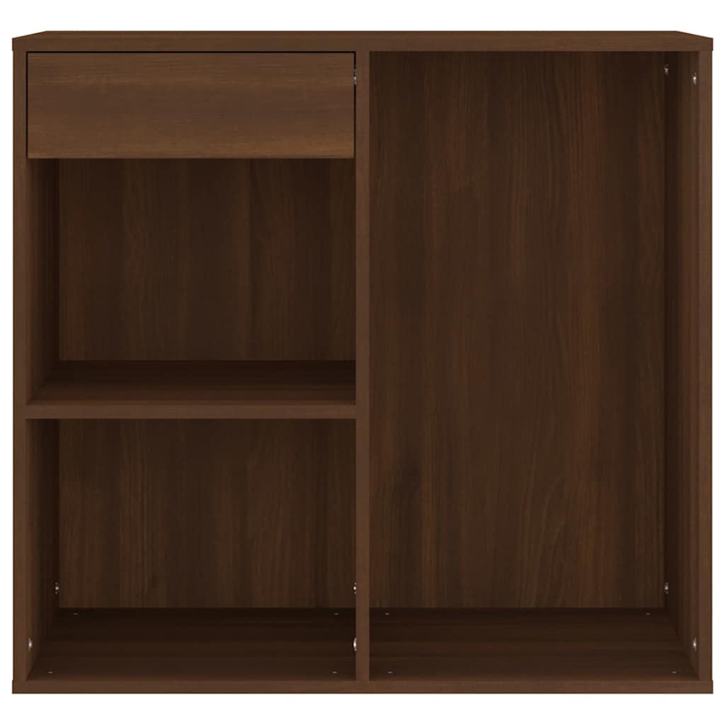 vidaXL Cosmetic Cabinet Brown Oak 80x40x75 cm Engineered Wood 3