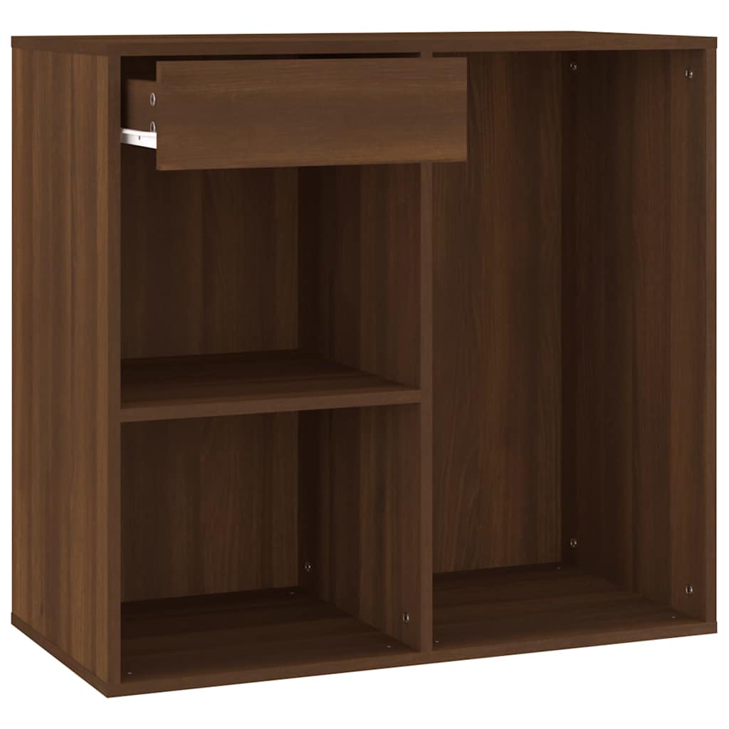 vidaXL Cosmetic Cabinet Brown Oak 80x40x75 cm Engineered Wood 4