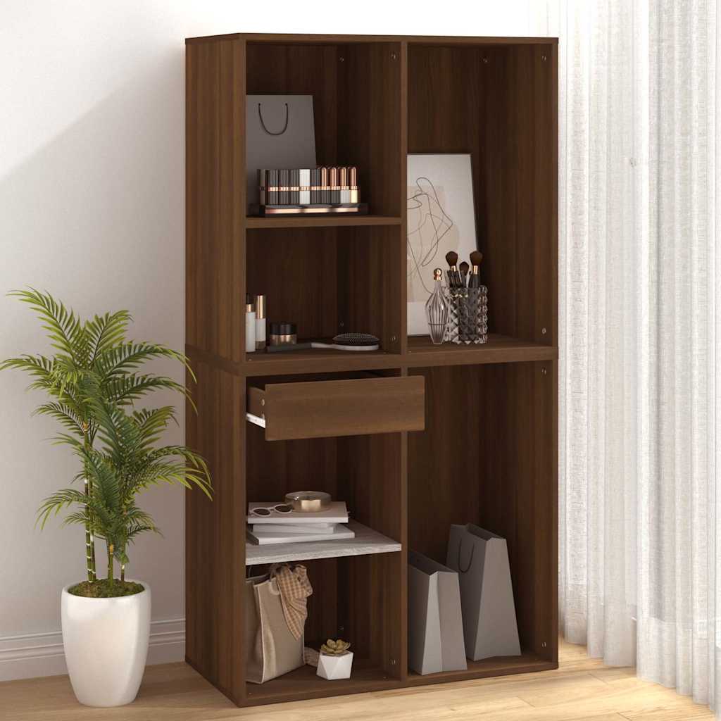 Cosmetic Cabinet 80x40x75 cm Engineered Wood Brown oak