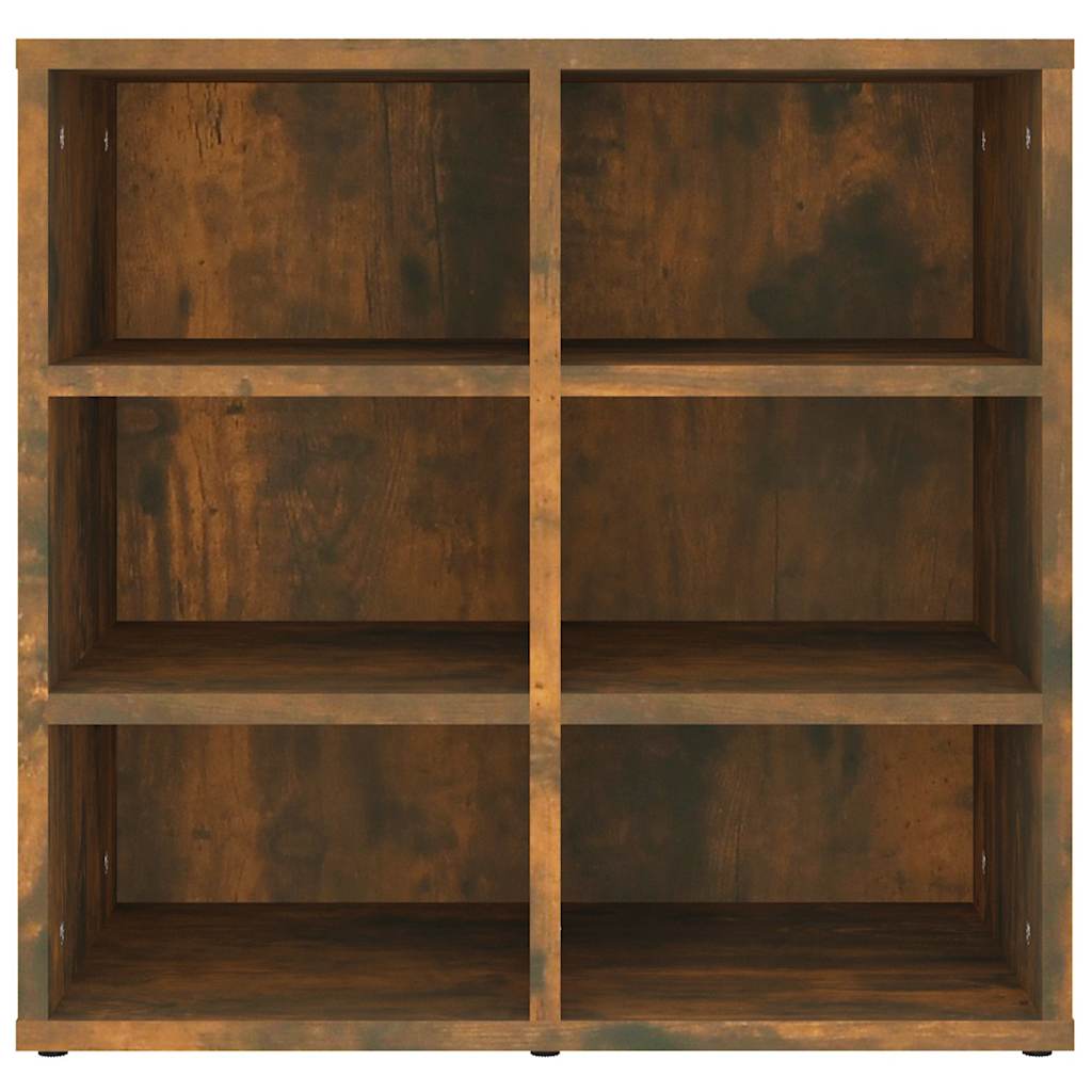 vidaXL Shoe Cabinet Smoked Oak 52,5x30x50 cm 5