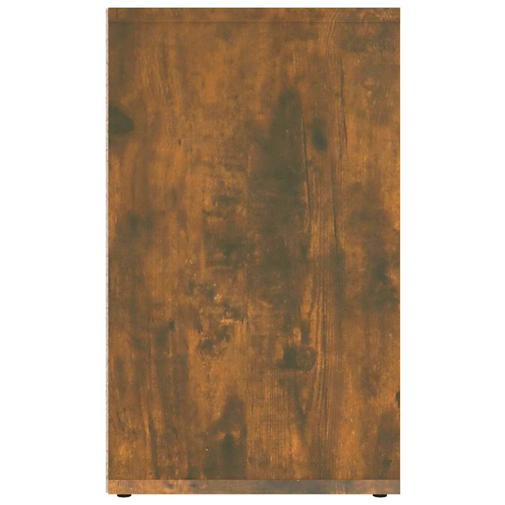 vidaXL Shoe Cabinet Smoked Oak 52,5x30x50 cm 6
