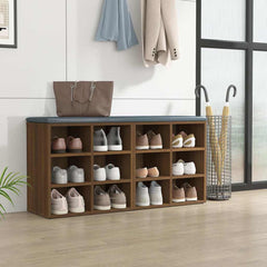 vidaXL Shoe Cabinets 2 pcs Brown Oak 52,5x30x50 cm 3