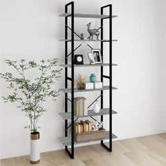 vidaXL High Cabinet Grey Sonoma 80x30x210 cm Engineered Wood 1