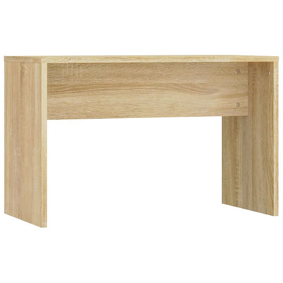 Dressing Table Set with LED Sonoma Oak Engineered Wood