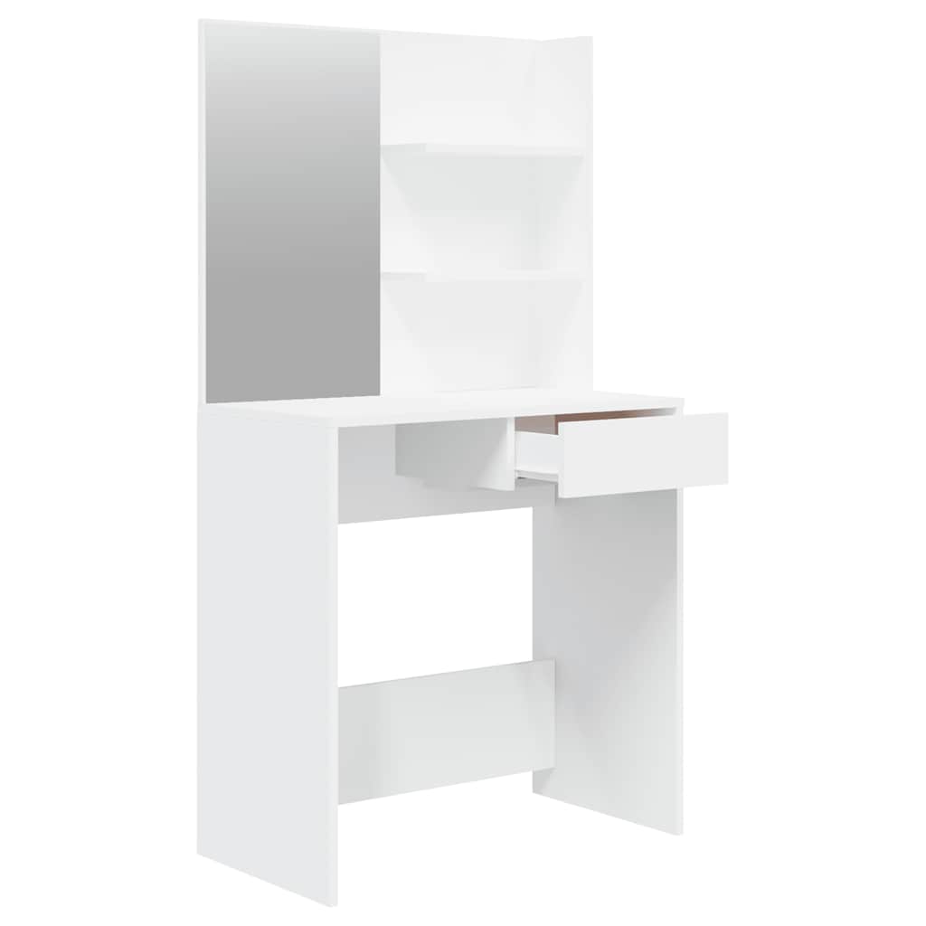 vidaXL Dressing Table Set White 74.5x40x141 cm 5
