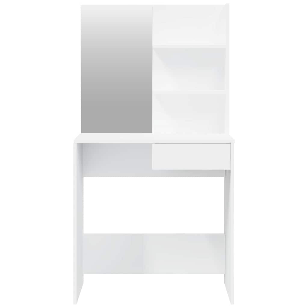 vidaXL Dressing Table Set White 74.5x40x141 cm 6