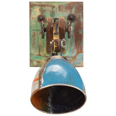 vidaXL Wall Lamp Industrial Style Multicolour Round E27 3