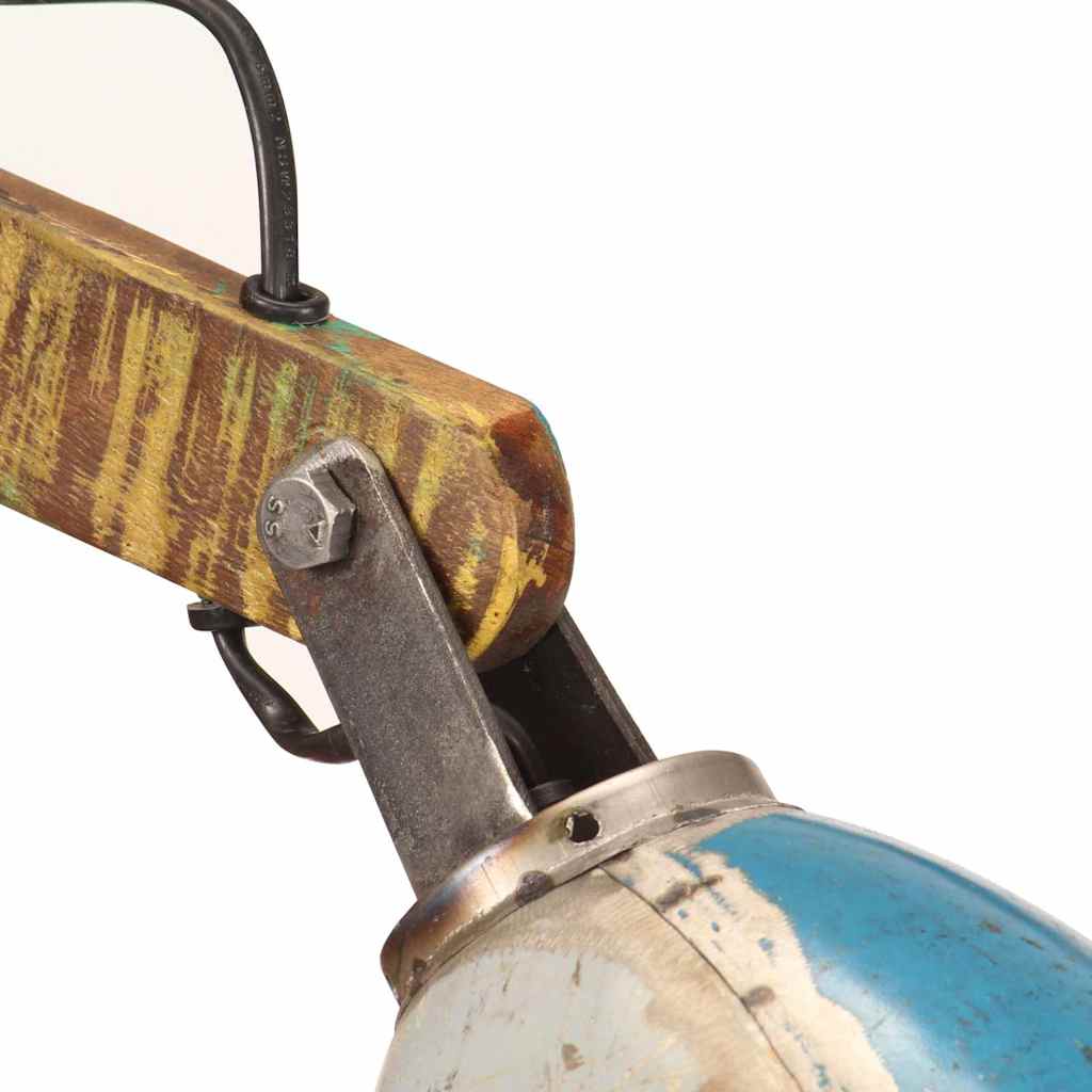 vidaXL Wall Lamp Industrial Style Multicolour Round E27 5