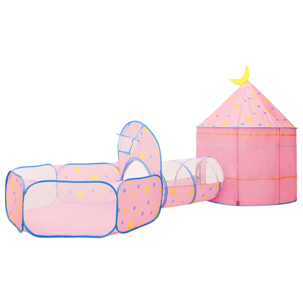 vidaXL Children Play Tent Pink 301x120x128 cm 6