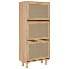 vidaXL Shoe Cabinet | Brown | Engineered wood | 115 cm tall | Shoe Cabinet 4