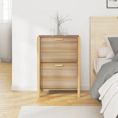vidaXL Shoe Cabinet | White | Engineered wood, solid pine wood | Medium 3