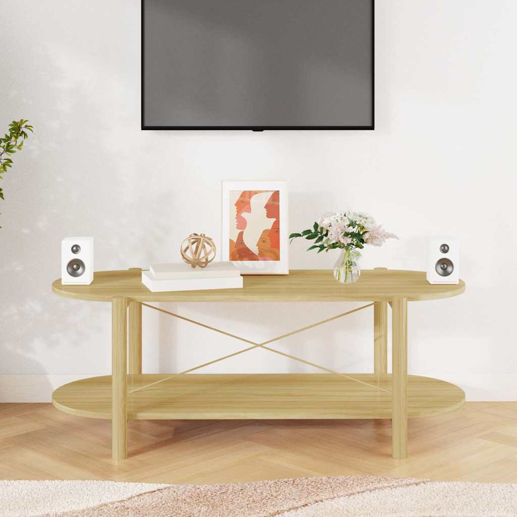 vidaXL Coffee Table 110x48x40 cm Engineered Wood 3