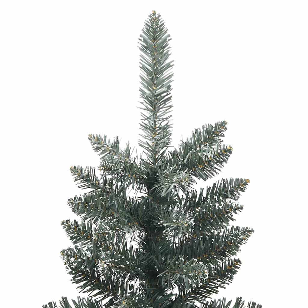 vidaXL Artificial Slim Christmas Tree with Stand Green 240 cm PVC 3