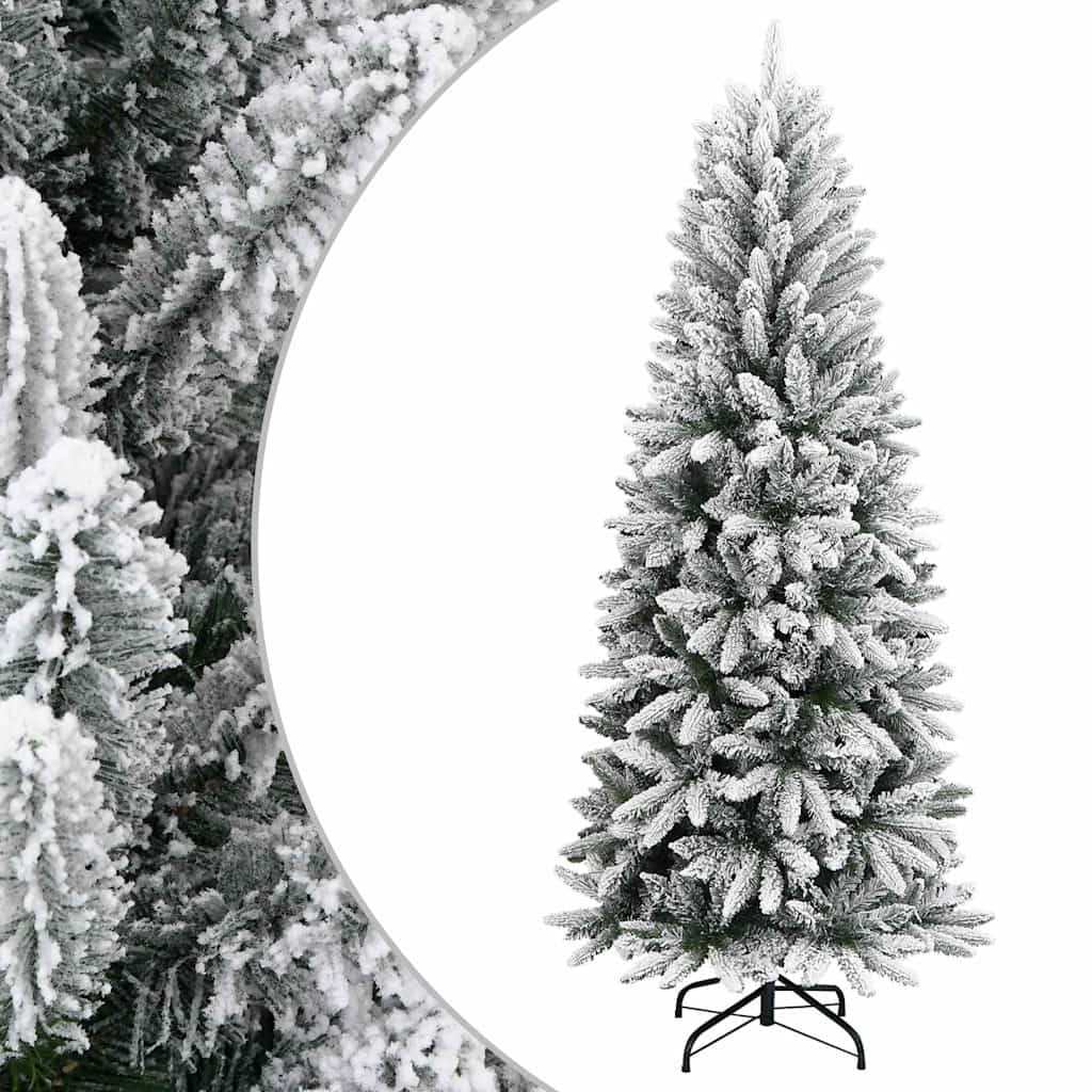 vidaXL Christmas trees Warm White PVC and Plastic and Steel and PE 1
