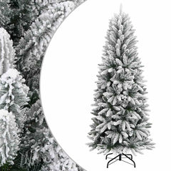 vidaXL Christmas trees Warm White PVC and Plastic and Steel and PE 1