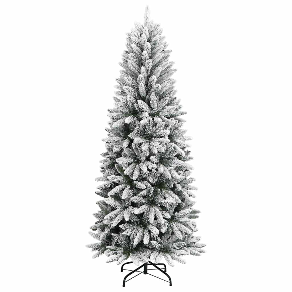 vidaXL Christmas trees Warm White PVC and Plastic and Steel and PE 2