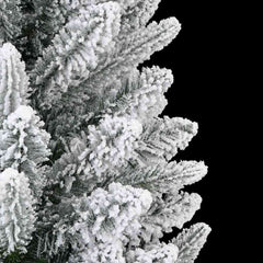 Artificial Christmas Tree White Green and White 150 cm without LED