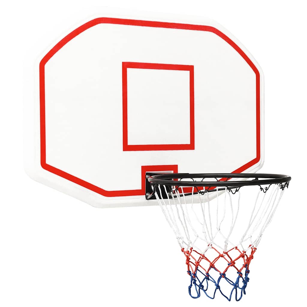 Basketball Backboard Polyethene White 109 cm 3 cm 71 cm