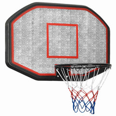 Basketball Backboard Polyethene Black 109 cm 3 cm 71 cm
