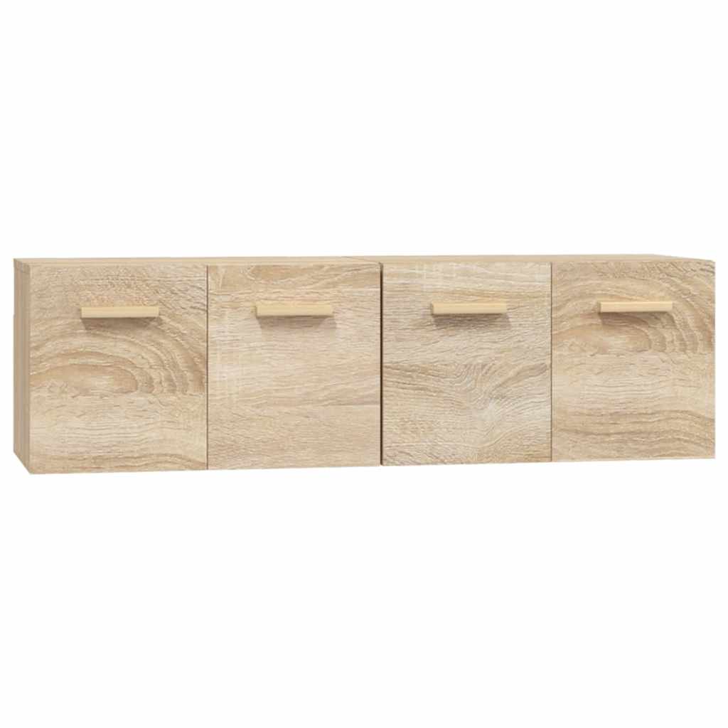 vidaXL Wall Cabinets 2 pcs Sonoma Oak 60x36.5x35 cm Engineered Wood 2