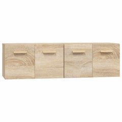 vidaXL Wall Cabinets 2 pcs Sonoma Oak 60x36.5x35 cm Engineered Wood 2