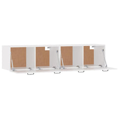vidaXL Wall Cabinets 2 pcs White 60x36.5x35 cm Engineered Wood 5