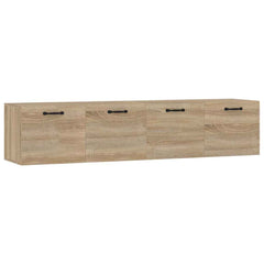 vidaXL Wall Cabinets 2 pcs Sonoma Oak 60x36.5x35 cm Engineered Wood 2