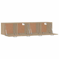 vidaXL Wall Cabinets 2 pcs Sonoma Oak 60x36.5x35 cm Engineered Wood 5