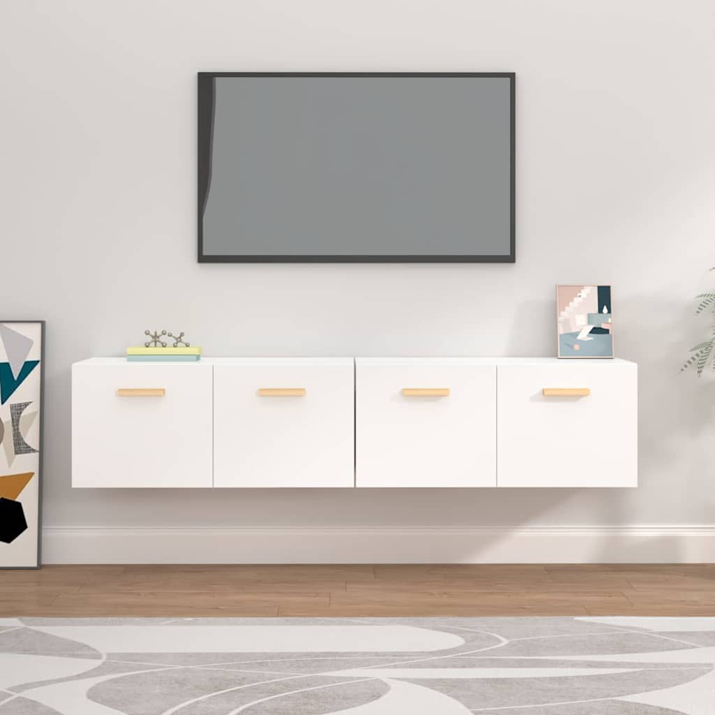 Wall Cabinets 2 pcs 80x35x36,5 cm Engineered Wood Depth 35 cm White