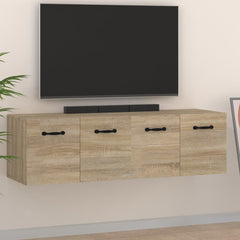 vidaXL Wall Cabinets 2 pcs Sonoma Oak 80x35x36.5 cm Engineered Wood 1