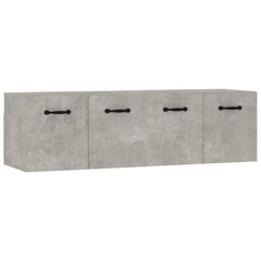 vidaXL Wall Cabinets 2 pcs Concrete Grey 80x35x36.5 cm Engineered Wood 2