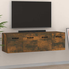 vidaXL Wall Cabinets 2 pcs Smoked Oak 80x35x36.5 cm Engineered Wood 1