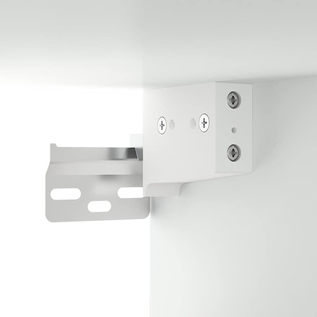 vidaXL Wall Cabinets 2 pcs White 100x36.5x35 cm Engineered Wood 6