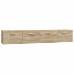 vidaXL Wall Cabinets 2 pcs Sonoma Oak 100x36.5x35 cm Engineered Wood 2