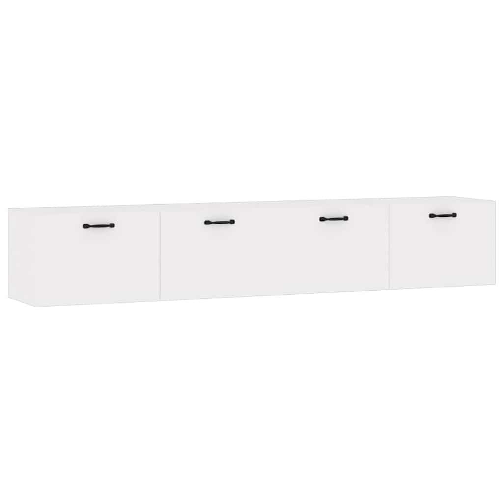 vidaXL Wall Cabinets 2 pcs White 100x36.5x35 cm Engineered Wood 2