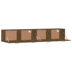 vidaXL Wall Cabinets 2 pcs Smoked Oak 100x36.5x35 cm Engineered Wood 5