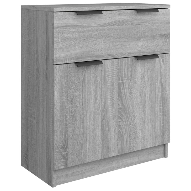 3 Piece Sideboards Grey Sonoma Engineered Wood