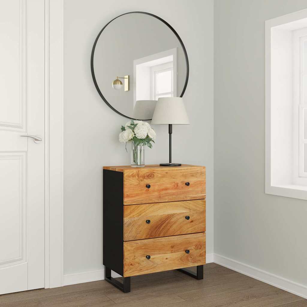 Sideboards 60x33x75 cm Solid acacia wood 1