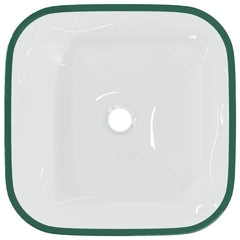 vidaXL Basin Glass 42x42x14 cm Transparent 4